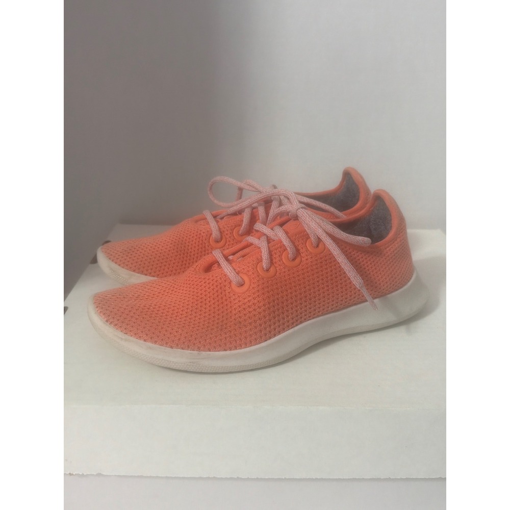 Allbirds Tree Runners Women 9 Coral Orange Sustainable Mesh Sneakers TR W9